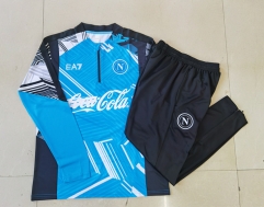 24-25 Napoli Royal Blue Soccer Tracksuit Uniform-815