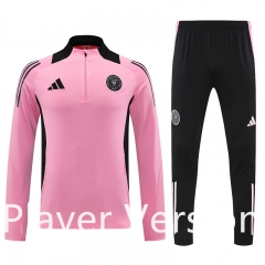 Player Version 24-25 Inter Miami Pink Thailand Soccer Tracksuit-4627
