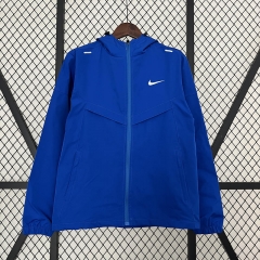 Nike Blue Thailand Trench Coats With Hat-0255