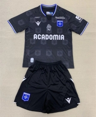 2024-2025  AJ Auxerre  Away Black Soccer Uniform-AY