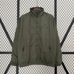 Jordan Green Thailand Trench Coats With Hat -0255