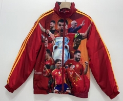 2024-2025 Spain Red Thailand Double-Sided Wear Thailand Trench Coats-0255