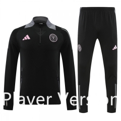 Player Version 24-25 Inter Miami Black Thailand Soccer Tracksuit-4627