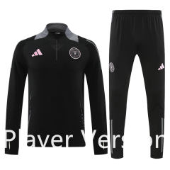 Player Version 24-25 Inter Miami Black Thailand Soccer Tracksuit-4627