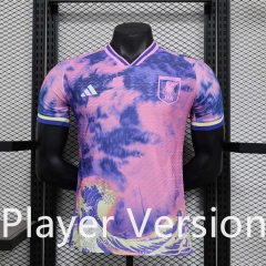 Player Version 2024-2025 Special Version Japan White&PInk Thailand Soccer Jersey AAA-888