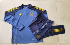 2024-25 Boca Juniors Blue Thailand Soccer Tracksuit Uniform-815