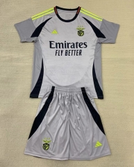 2024-2025 Benfica 2nd Away Gray Soccer Uniform-AY