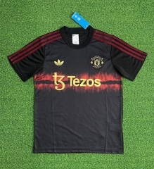 (s-4xl)2025-26 Snake Year Commemorative Edition Manchester United Black Thailand Soccer Jersey AAA-403