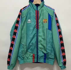 96-97 Barcelona Red Blue Thailand Trench Coats-0255
