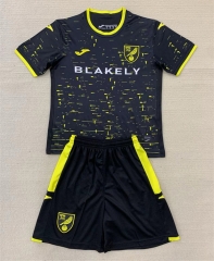 2024-2025 Norwich City  Away Black Soccer Uniform-AY