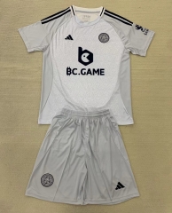 2024-25 Leicester City 2nd Away Grey Soccer Unifrom-AY