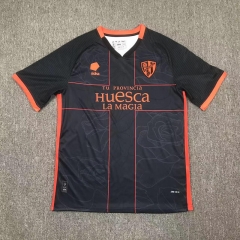 2024-25 SD Huesca 2nd Away Black Thailand Soccer Jersey AAA-417