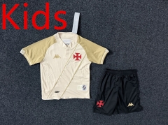 2024-2025 CR Vasco da Gama 2nd Away White Kids/Youth Soccer Uniform-GB
