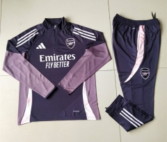 (s-3xl)2024-2025 Arsenal Purple  Thailand Soccer Tracksuit-GDP