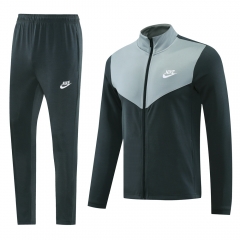 Nike Gray Thailand Soccer Jacket Uniform-LH