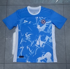 (S-4XL) 2024-2025 Special Version Cruz Azul Light Blue Thailand Soccer Jersey AAA-0594