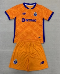 2024-2025 Porto Away Orange Soccer Uniform-AY