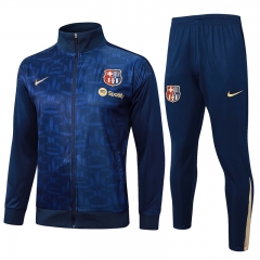 2024-2025 Barcelona Blue Thailand Soccer Jacket Uniform-815