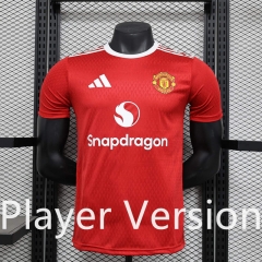 Player Version 2025-26 Special Version Manchester United Red Thailand Soccer Jersey AAA-888