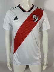 Retro Version 18-19 River Plate Home Red&White Thailand Soccer Jersey AAA-503