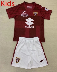 2024-25  Torino Home Red kids Soccer Uniform-AY