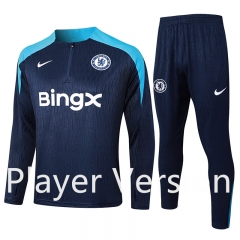 Player Version 2024-2025 Chelsea Royal Blue Thailand Soccer Tracksuit-815
