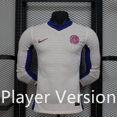 Player version24-25  Chelsea Away White Thailand LS Soccer Jersey AAA-888