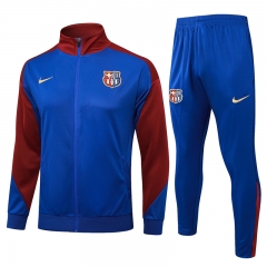 2024-2025 Barcelona Blue Thailand Soccer Jacket Uniform-815