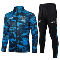 2024-2025 Napoli Ink Jet Blue Thailand Soccer Jacket Uniform-815