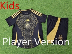 Player Version 2024-2025 Algeria Black  Kid/Youth Soccer Uniform-9926