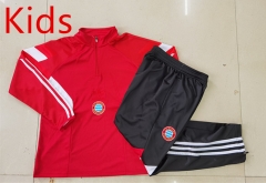 2024-2025 Bayern München Red Kids/Youth Soccer Tracksuit-815