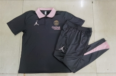 2024-2025 Paris SG Black Thailand Polo Uniform-815