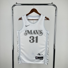 2025 City Version NBA Dallas Mavericks White #31 Jersey-311