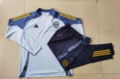 2024-25 Boca Juniors Gray Thailand Soccer Tracksuit Uniform-815