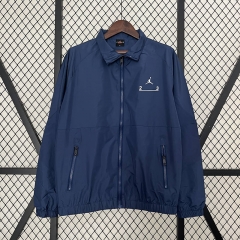 Jordan Blue Thailand Trench Coats With Hat -0255