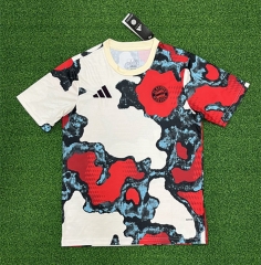 （s-4xl）2024-25 Bayern München White&Red Thailand Soccer Training Jersey-403
