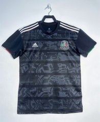 Retro Version2019 Mexico Black Thailand Soccer Jersey AAA-811
