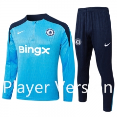 Player Version 2024-2025 Chelsea Blue Thailand Soccer Tracksuit-815