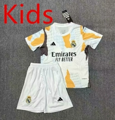 2024-2025 Special Version Real Madrid White Kids/Youth Training Soccer Uniform-2483