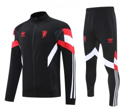 2025-26 Manchester United Black Thailand Soccer Jacket Uniform-4627