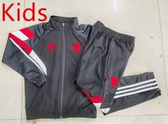 2024-2025 Manchester United Black Kids/Youth Soccer Jacket Uniform-815