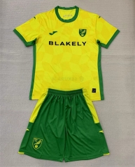 2024-2025 Norwich City Home Yellow  Soccer Uniform-AY