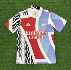 （s-4xl）2025-26 Arsenal Blue&White  Thailand Training Soccer Jersey-403