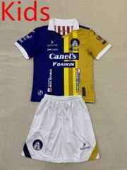 2024-25 St. Louis Away Blue&Yellow kids   Soccer Uniform-AY