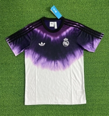 (s-4xl)25-26 New Year Edition Real Madrid Purple&White Thailand Soccer Jersey AAA-403