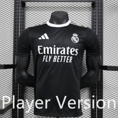 Player Version 2025-26 Special Version Real Madrid Black Thailand Soccer Jersey AAA-888
