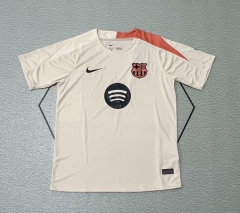 2024-2025  Barcelona Goalkeeper Beige Thailand Soccer Jersey AAA-9755