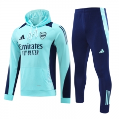2024-25 Arsenal Blue Thailand Soccer Tracksuit Uniform With Hat-418