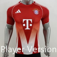 Player Version 2025-26 Bayern München Home Red Thailand Soccer Jersey AAA-7959
