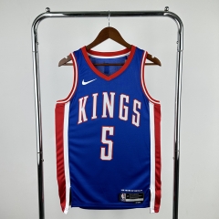 2025 city version Sacramento Kings Purple #5 NBA Jersey-311